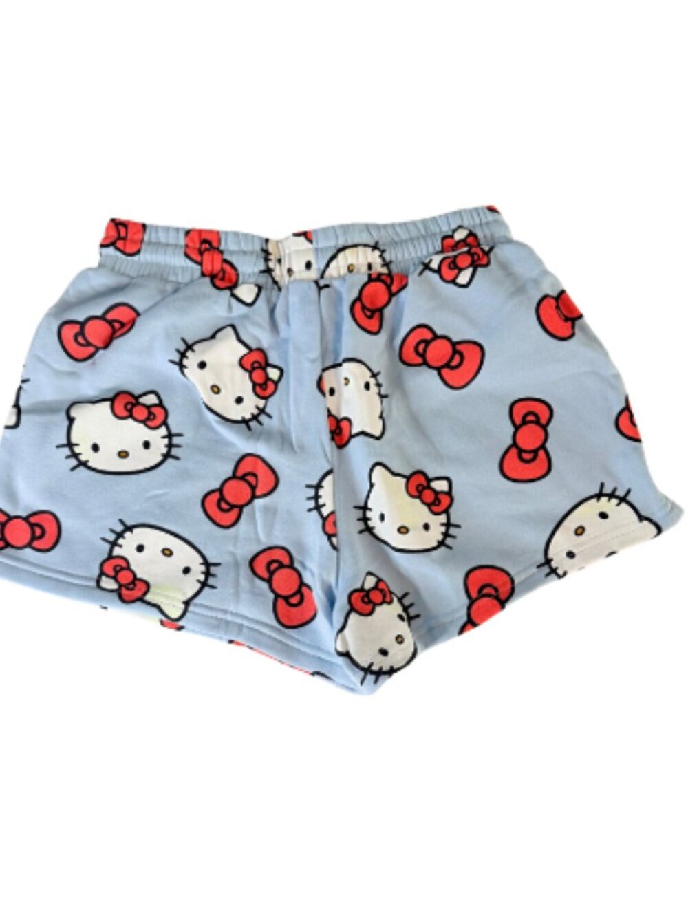 Hello Kitty Sanrio Shorts Women Small Blue Pajama Lounge Elastic Cute NWT - Picture 4 of 7